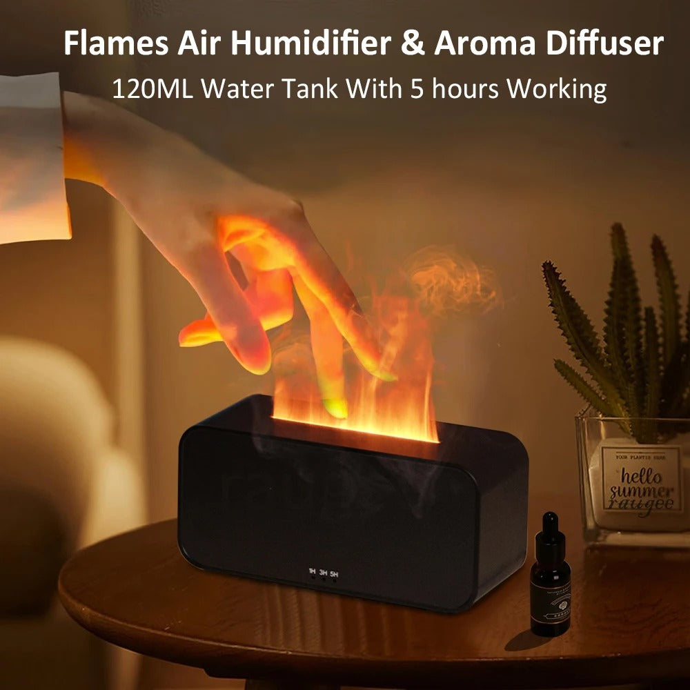 Flame aroma diffuser