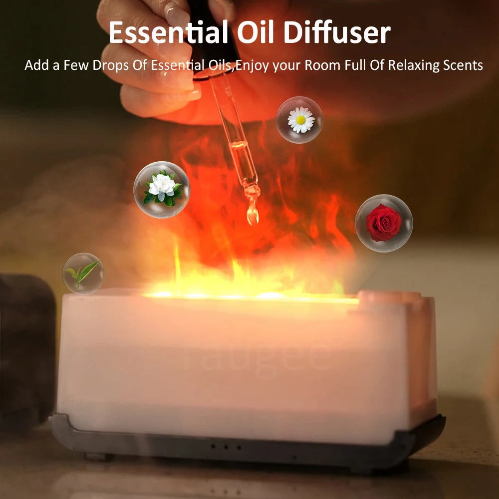 Flame aroma diffuser