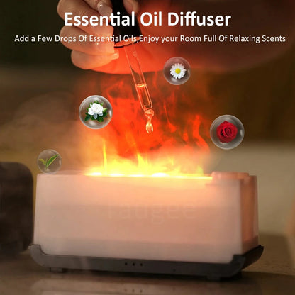 Flame aroma diffuser